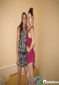 Best friends take care of each other's slit