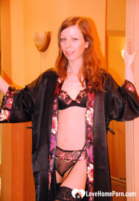 College girl uses her opportunity to tease