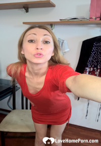 Desirable mom takes some shots of her bush