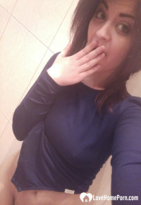 Tattooed beauty strips and shows off everything