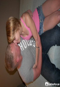 Friend's daughter tries out an experienced cock