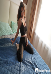 Innocent teen turns naughty in mere seconds