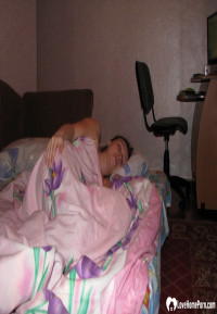 Closeup of my wife's sexy naked feet